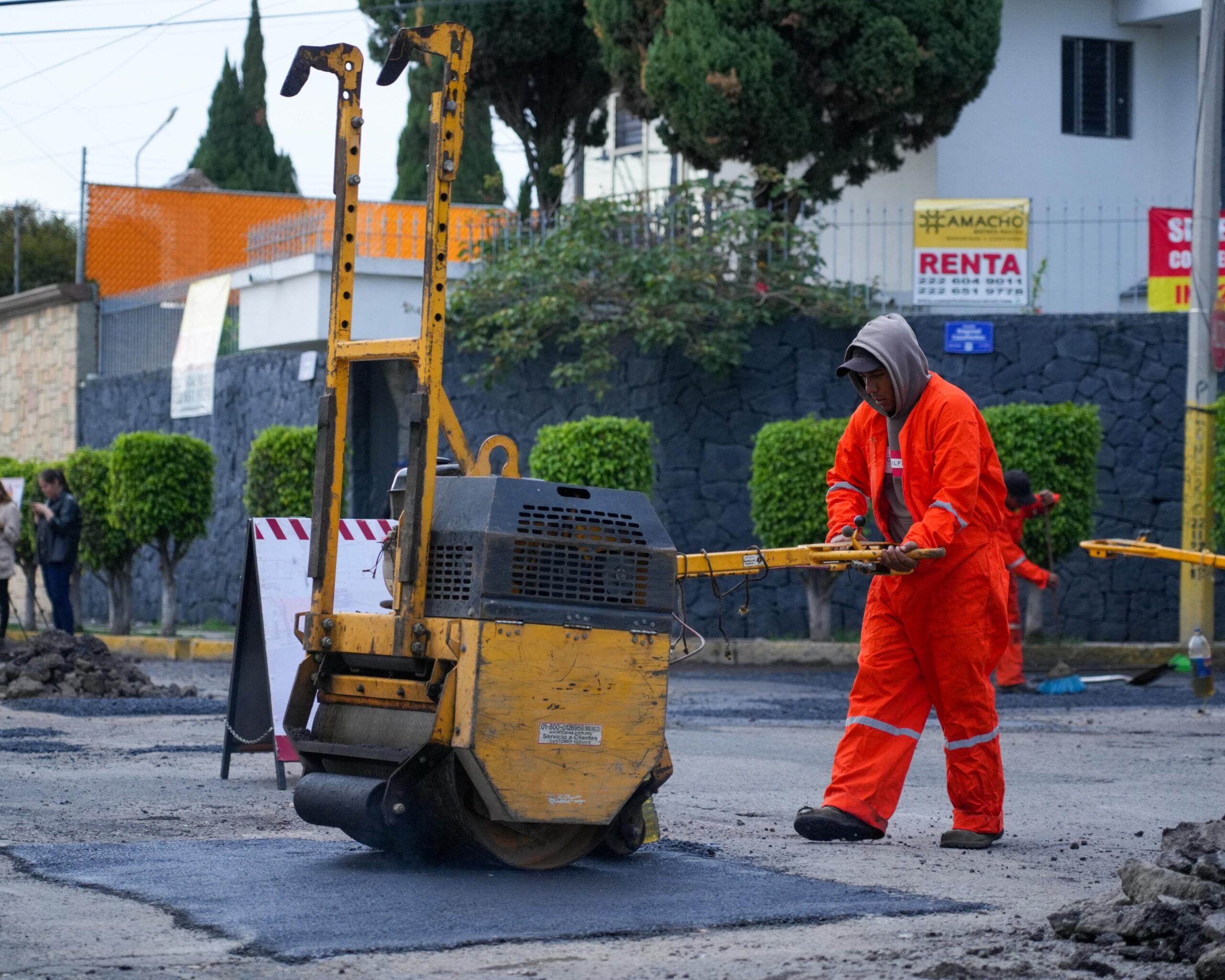 Bacheo en Puebla