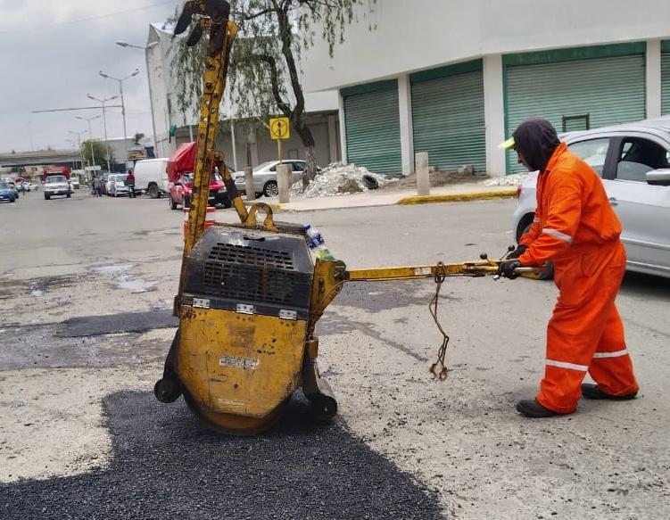 Bacheo en Puebla