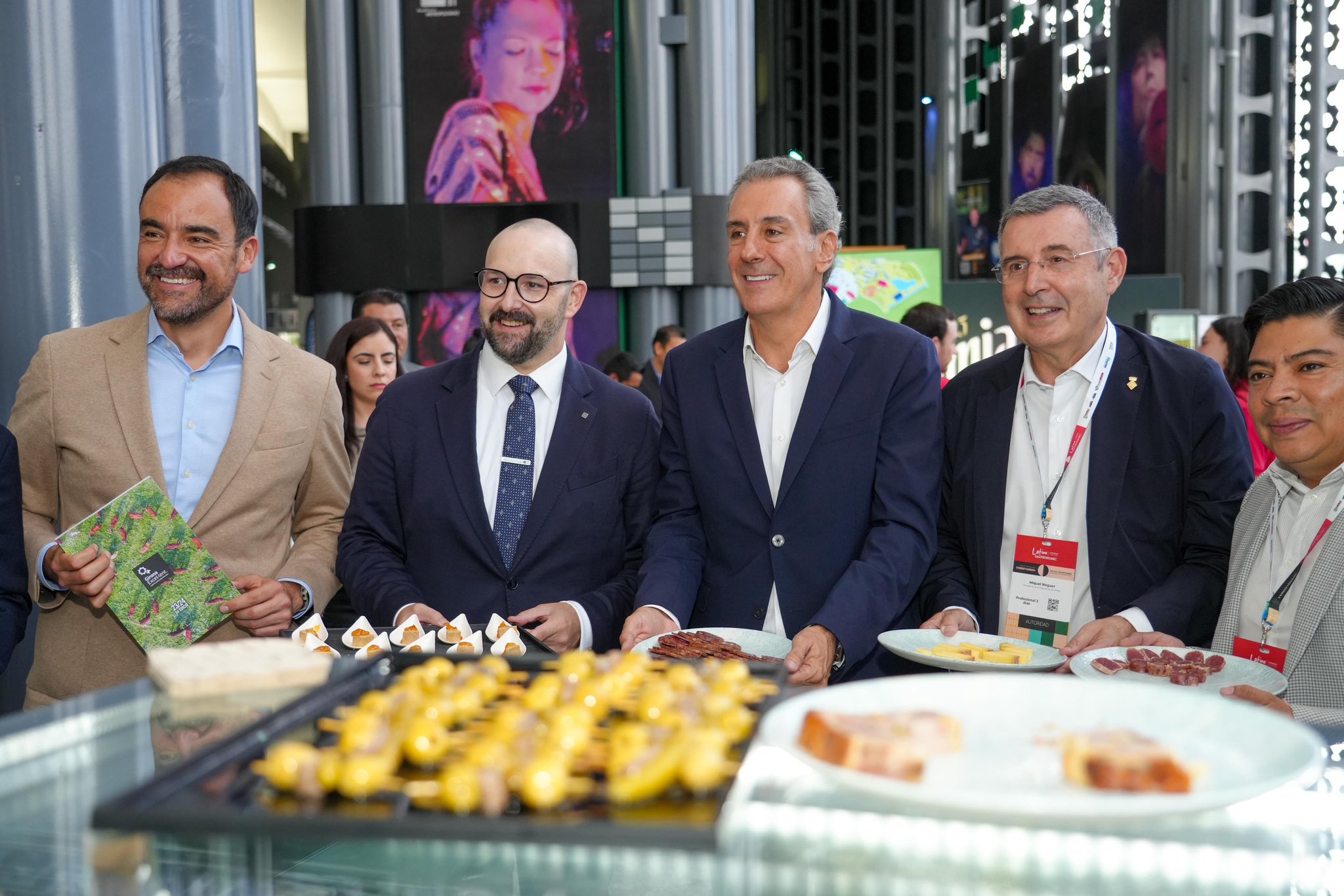 Chefs y empresarios con Pepe