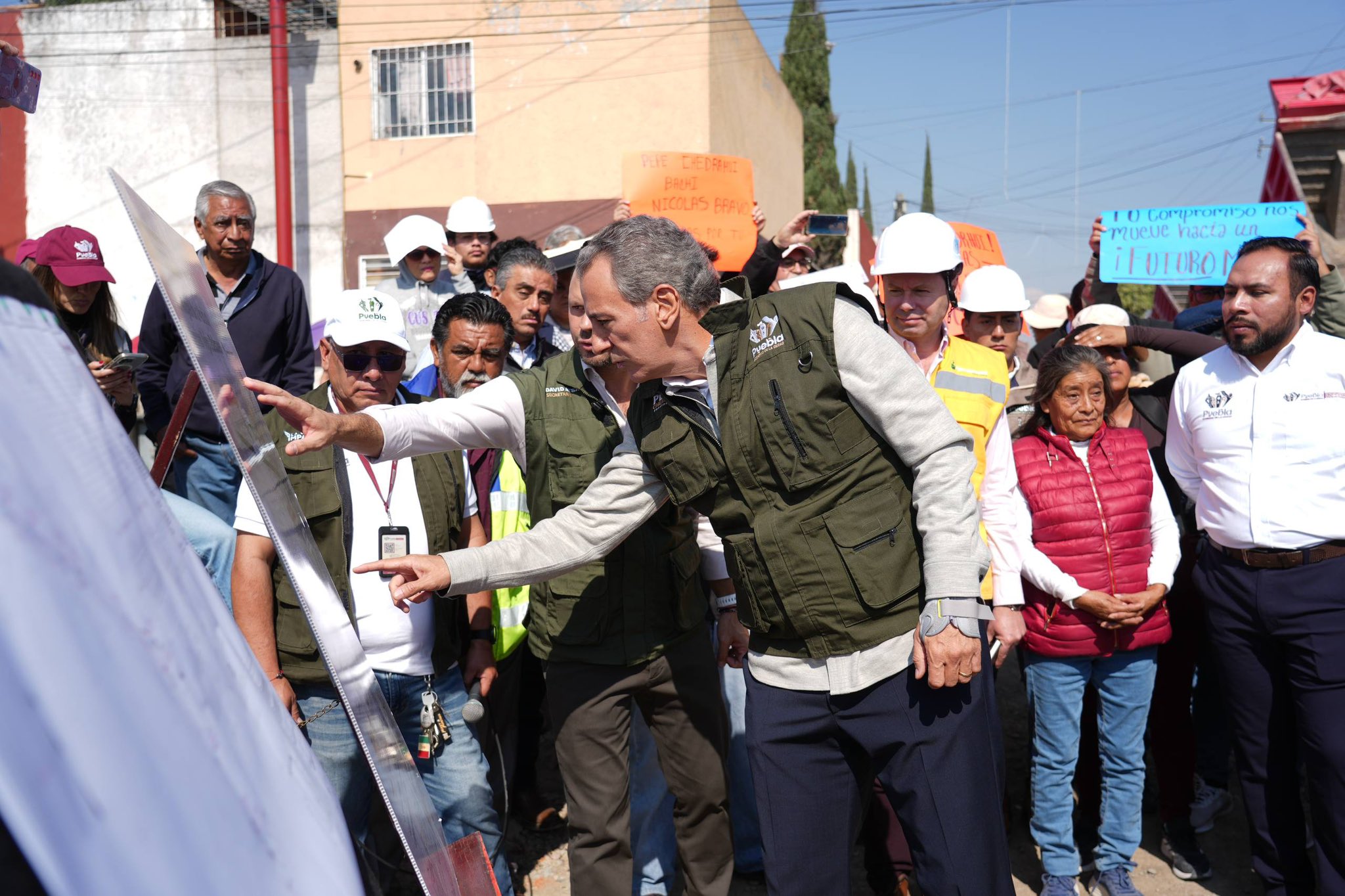 Pepe Chedraui impulsa modernización vial en Camino Viejo a Balcones