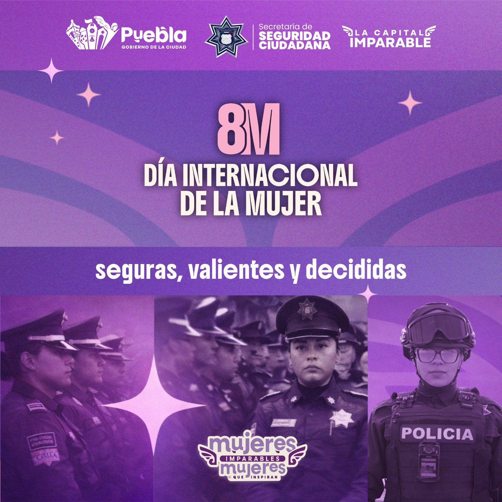 Gobierno de Pepe Chedraui reconoce valentía y labor de las mujeres de la SSP