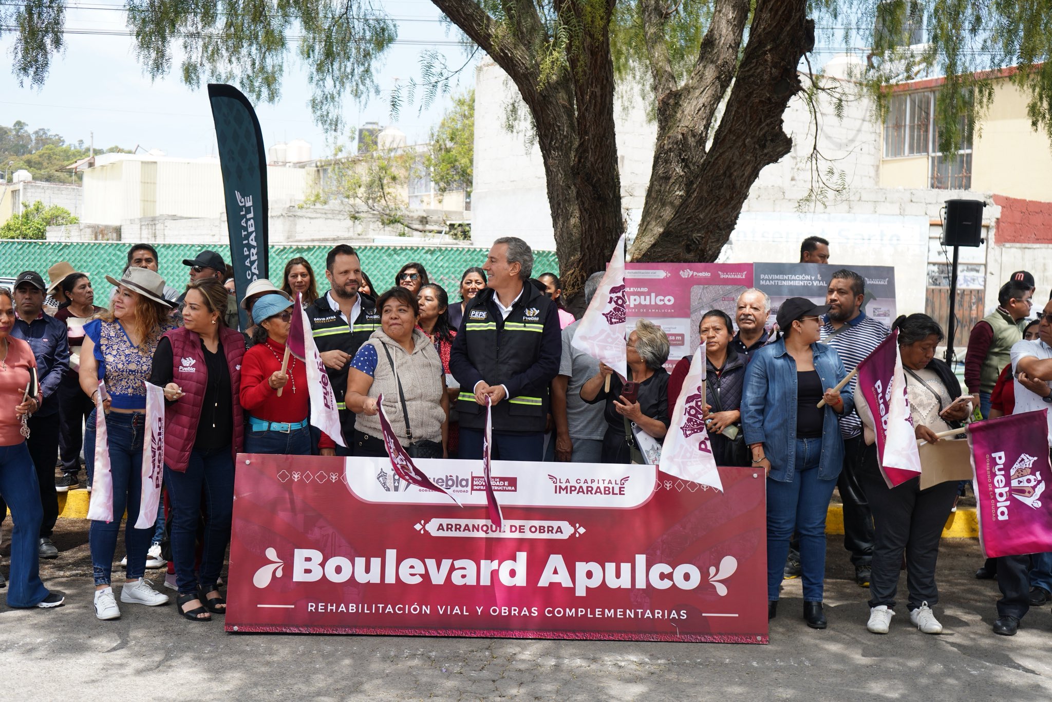 Pepe Chedraui arranca trabajos de rehabilitación vial en Bulevar Apulco